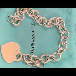 Authentic Tiffany heart bracelet